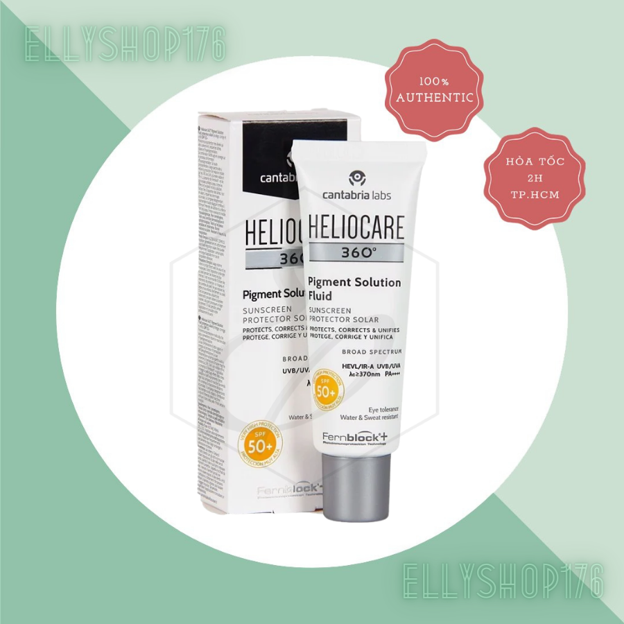 Kem chống nắng Heliocare 360° Pigment Solution Fluid-50ML